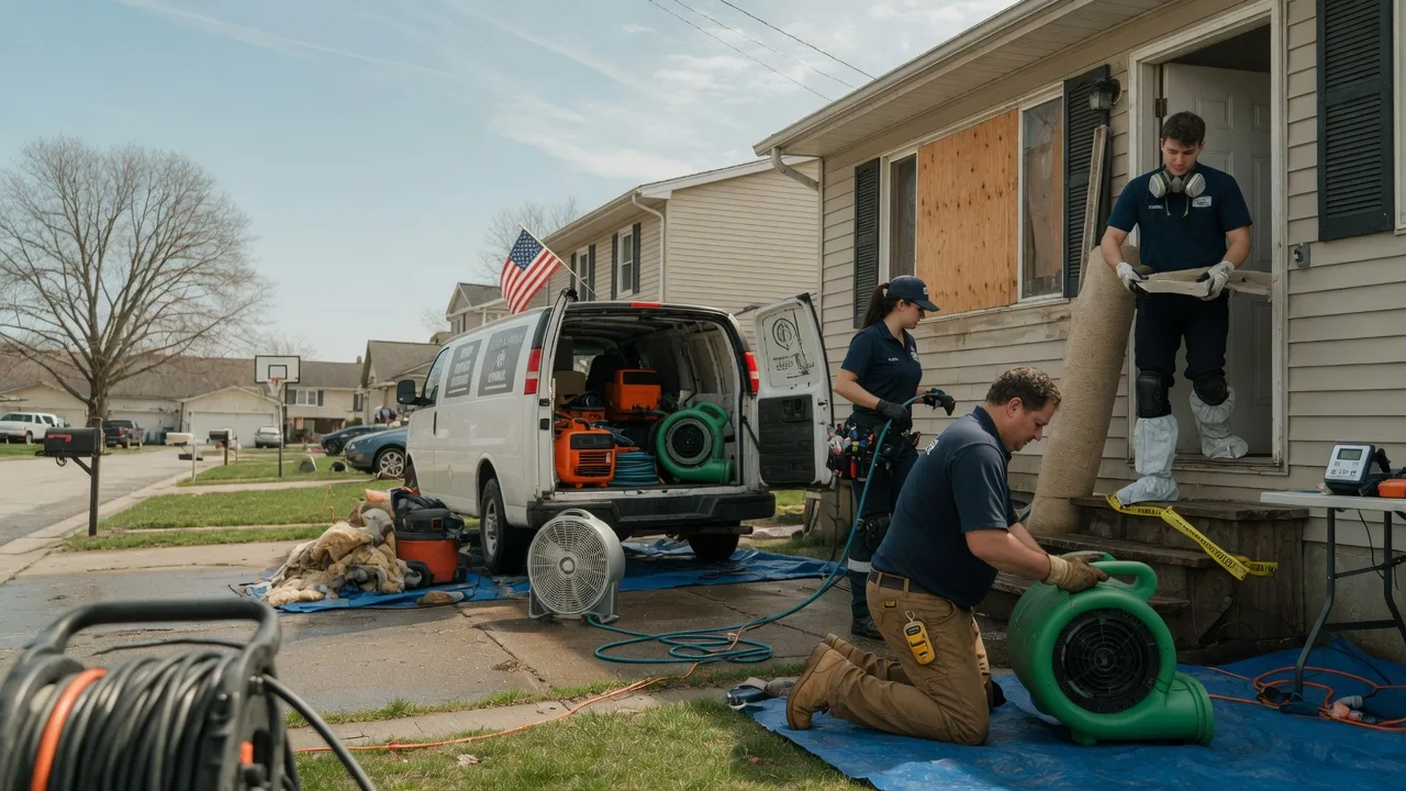 Water Damage Restoration in Pineville, PA near me